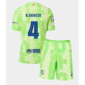 Barcelona Ronald Araujo #4 3rd Trikot 2024-25 Kurzarm (+ kurze hosen)